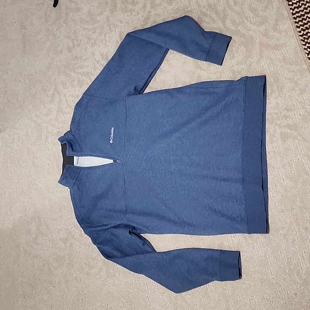 Mens Large Columbia Half Zip